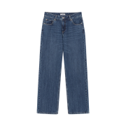 (W) Glowny Cinch Back Roll-Up Jeans Blue