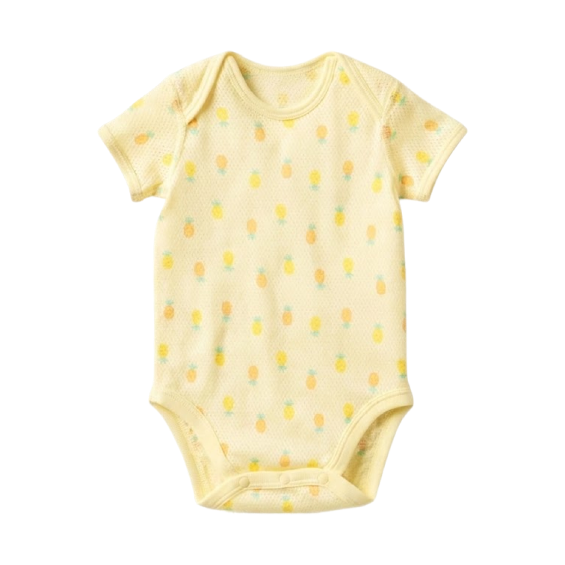 481772-43 (Kids) Uniqlo Cotton Mesh Inner Bodysuit Yellow - JP