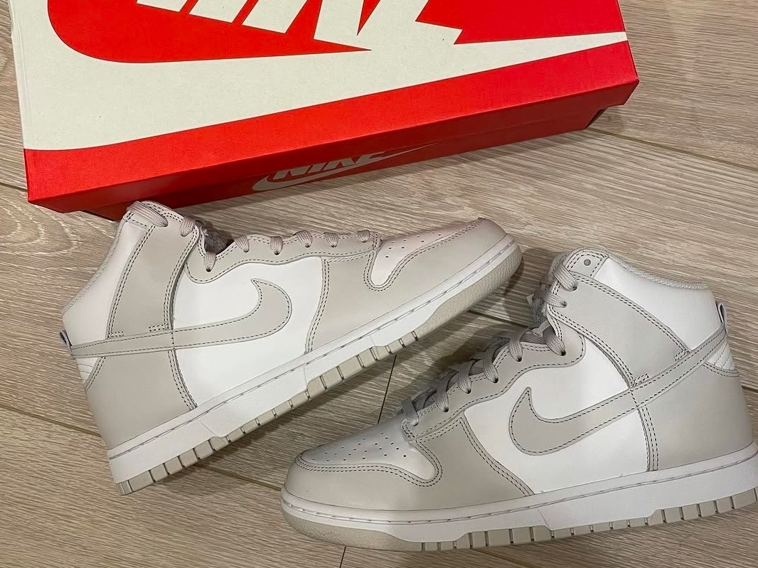 (GS) Nike Dunk High Vast Grey 착용 스타일