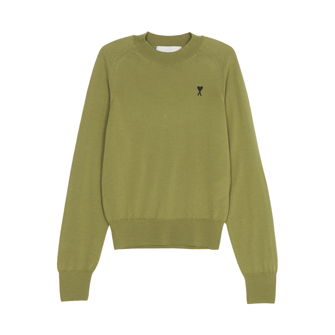 FKS867-KN0039-A091 (W) AMI de Coeur Sweater Matcha Black