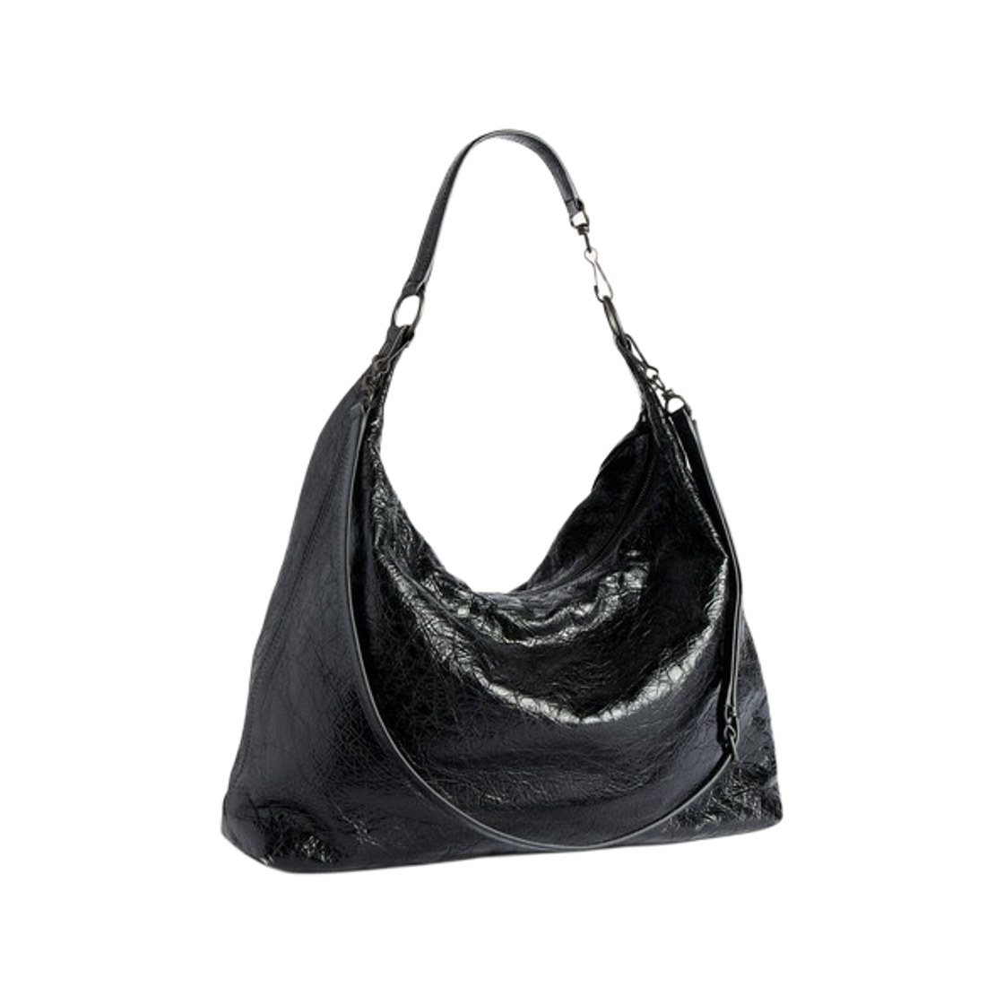 발렌시아가 르 시티 미디움 호보 백 블랙(Balenciaga Le City Medium Hobo Bag Black) - 2