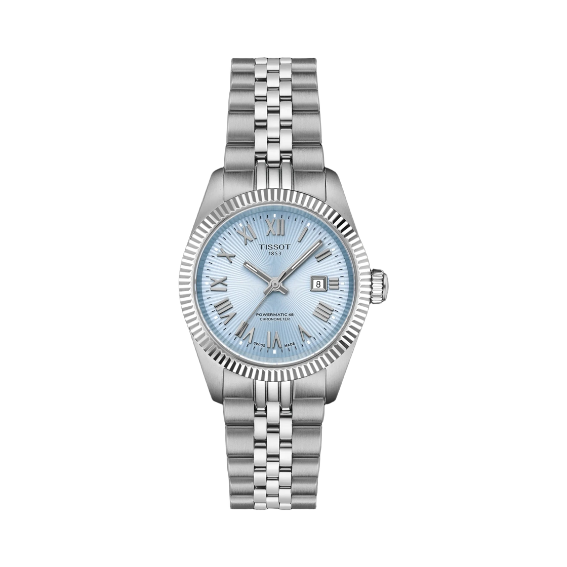 티쏘 발라드 오토매틱 30mm 스테인리스 스틸 그레이 아이스 블루(Tissot Ballade Automatic 30mm Stainless Steel Grey Ice Blue)