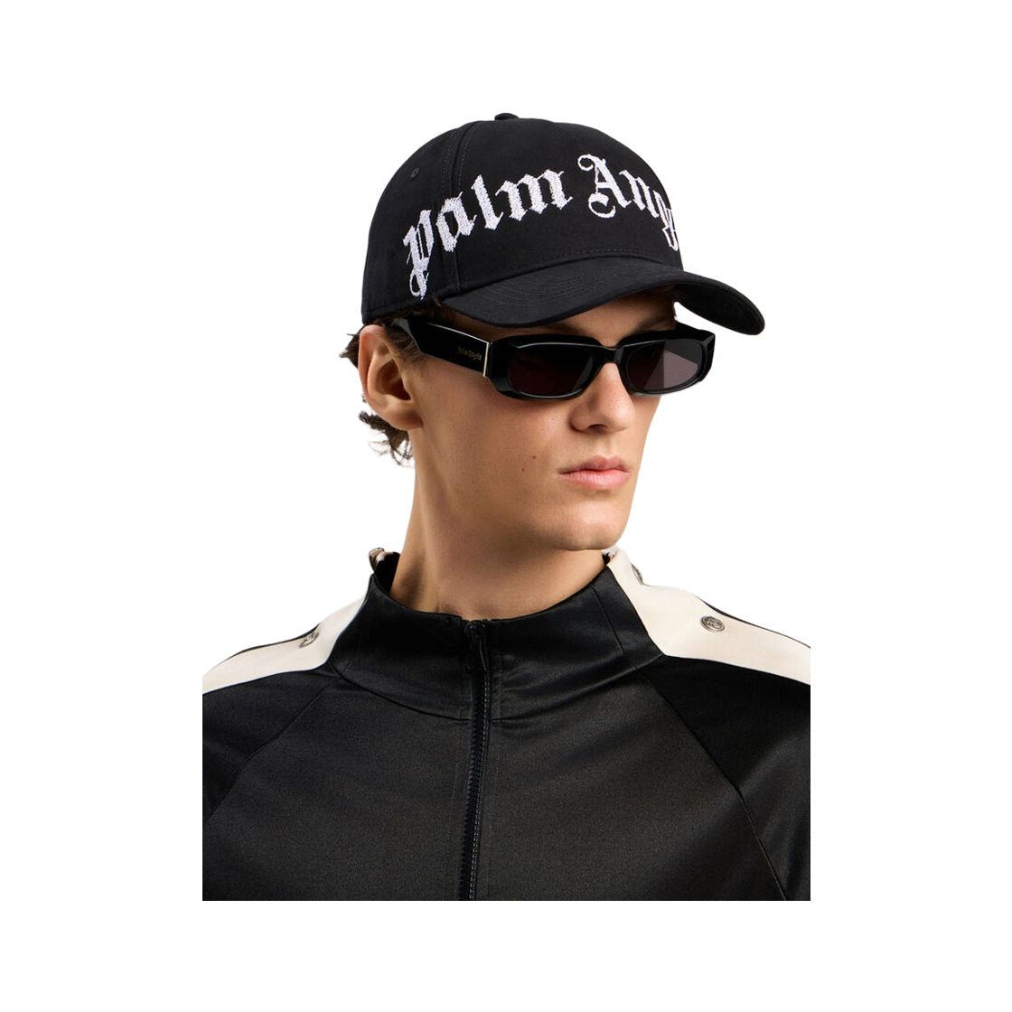 팜엔젤스 오버로고 볼캡 - 블랙 오프 화이트(Palm Angels Overlogo Cap - Black Off White) - 3