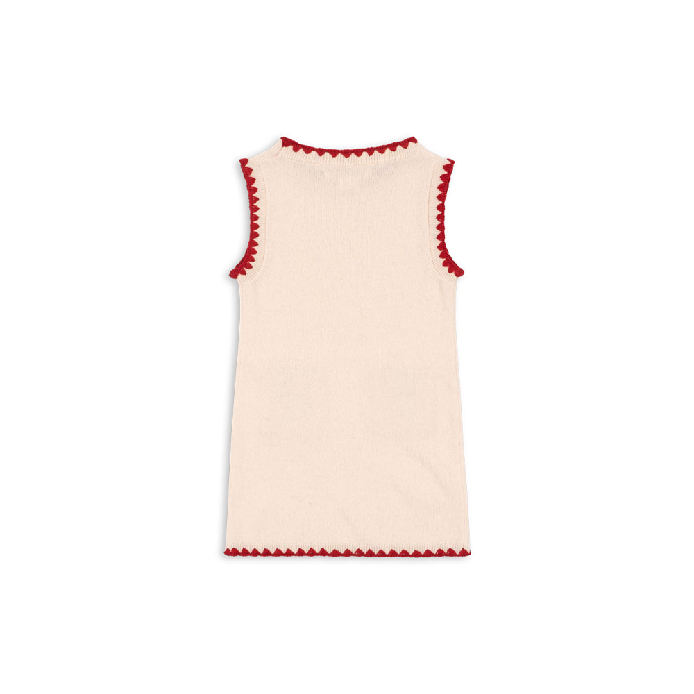 콩제슬래드 콜레트 드레스 스트로베리(Konges Sløjd Collette Dress Buttercream) - 2