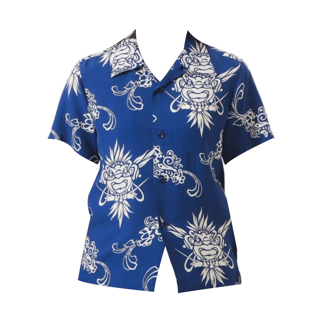 13-01-0595-086 (W) Beams Boy x Sun Surf Open Collar Shirt Navy