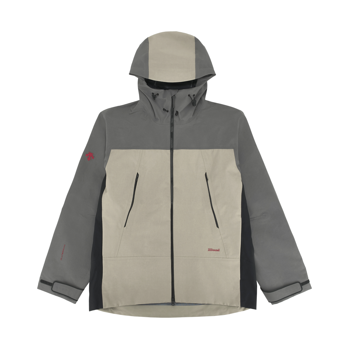 데상트 얼터레인 x JJJ자운드 하드쉘 파카 토프 차콜(Descente Allterrain x JJJJound Hardshell Parka Taupe Charcoal)