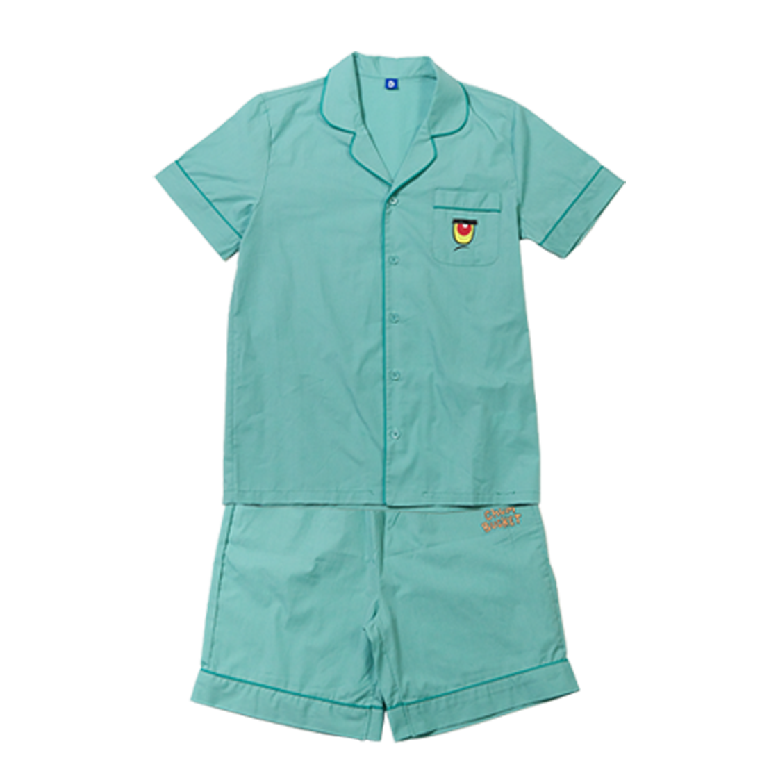 댄꼼마 x 스폰지밥 플랑크톤 반팔 잠옷(DANCOMMA x SpongeBob SquarePants Plankton Short Sleeve Pajama Set)