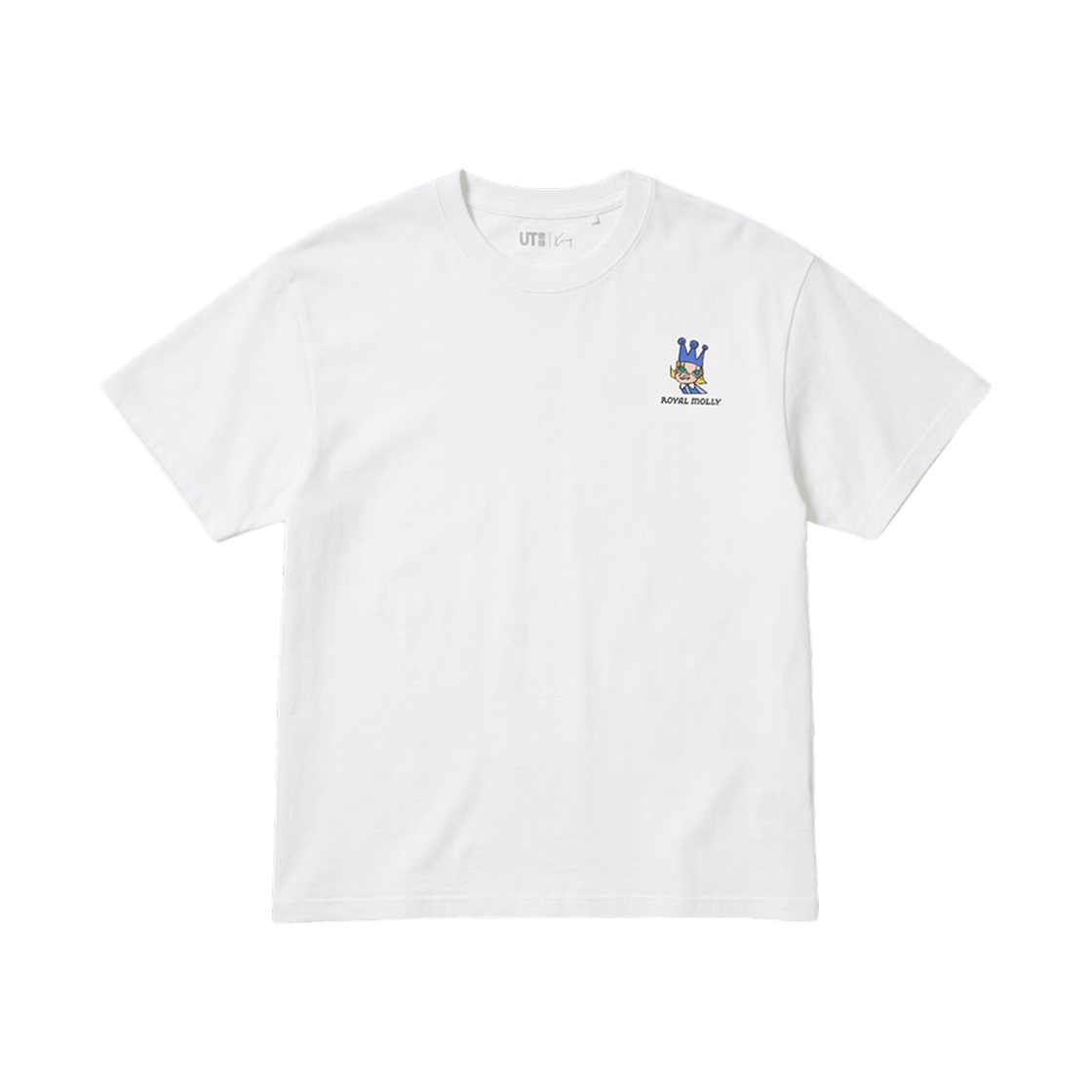 (W) 유니클로 UT x 팝마트 그래픽 오버사이즈 핏 티셔츠 화이트((W) Uniqlo UT x Pop Mart Graphic Oversize Fit T-Shirt White) - 1