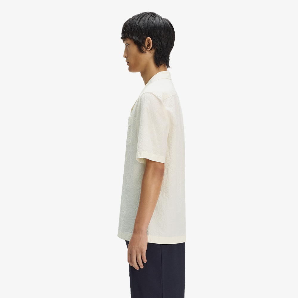 프레드페리 시어서커 리비어 칼라 셔츠 에크루(Fred Perry Seersucker Revere Collar Shirt Ecru) - 2