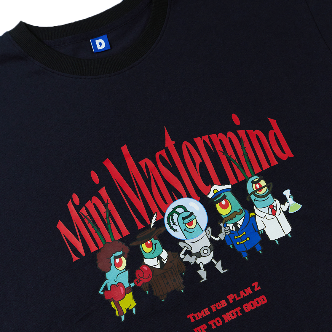 댄꼼마 x 스폰지밥 침략자 플랑크톤 반팔 티셔츠(DANCOMMA x SpongeBob SquarePants Plankton Invader Graphic Short Sleeve T-Shirt) - 3