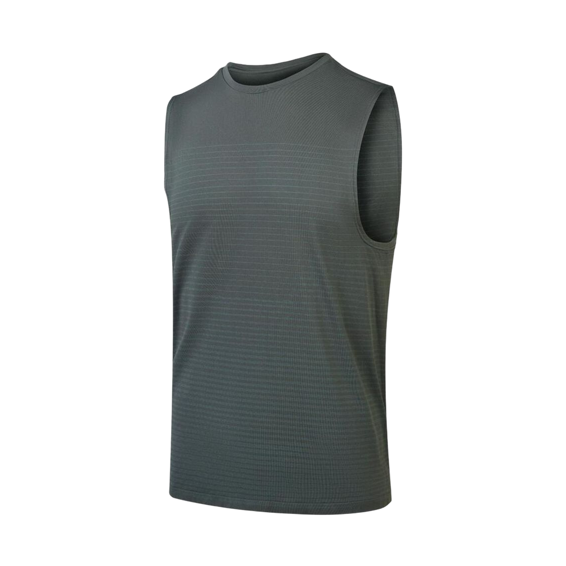 데카트론 남성 러닝 심리스 싱글렛 런 컴포트 500 스모크 그린(DECATHLON Men's Running Seamless Singlet Run Comfort 500 Smoke Green)