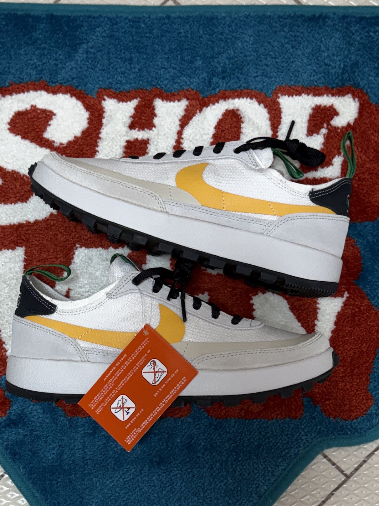 Nike x Tom Sachs General Purpose Shoe Pine Green University Gold 착용 스타일 - 4