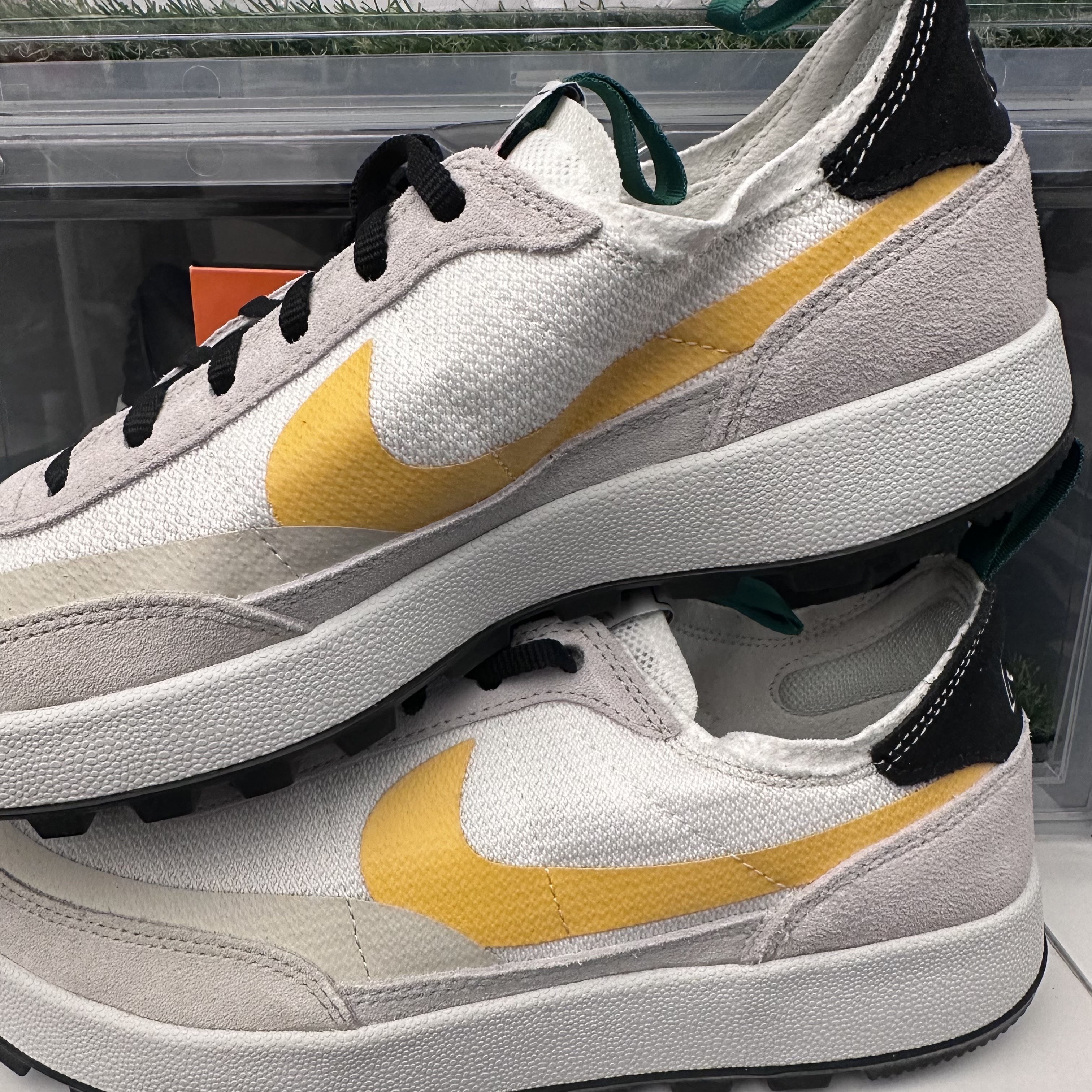 Nike x Tom Sachs General Purpose Shoe Pine Green University Gold 착용 스타일 - 3