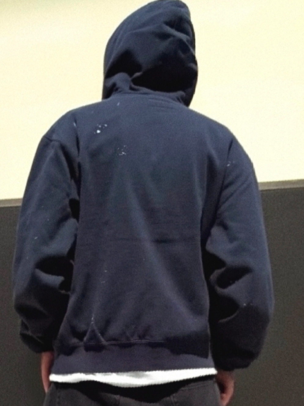 Supreme x MM6 Maison Margiela Box Logo Zip Up Hooded Sweatshirt Navy - 26SS 착용 스타일 - 1