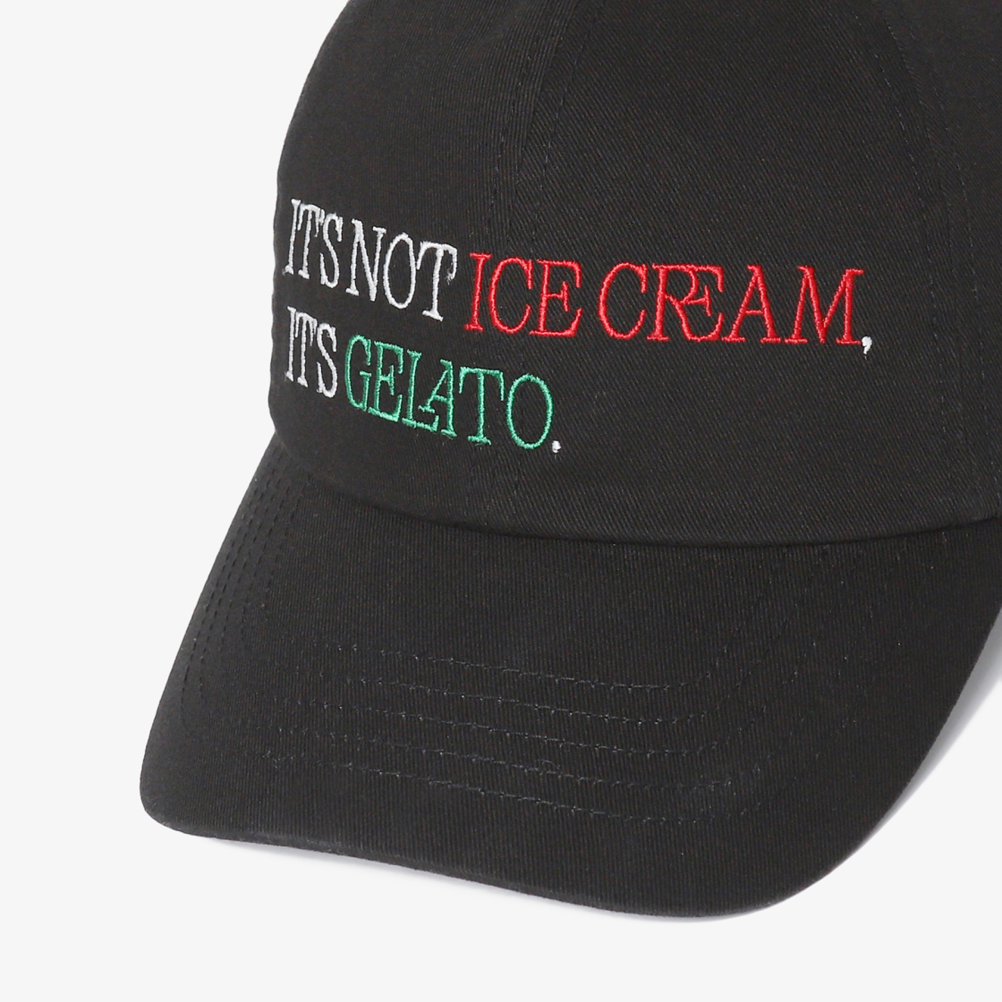 [6% 적립] 휠라 HERITAGE COLLECTION 젤라또 볼캡 블랙([6% 적립] FILA HERITAGE COLLECTION Gelato Ball Cap Black) - 6