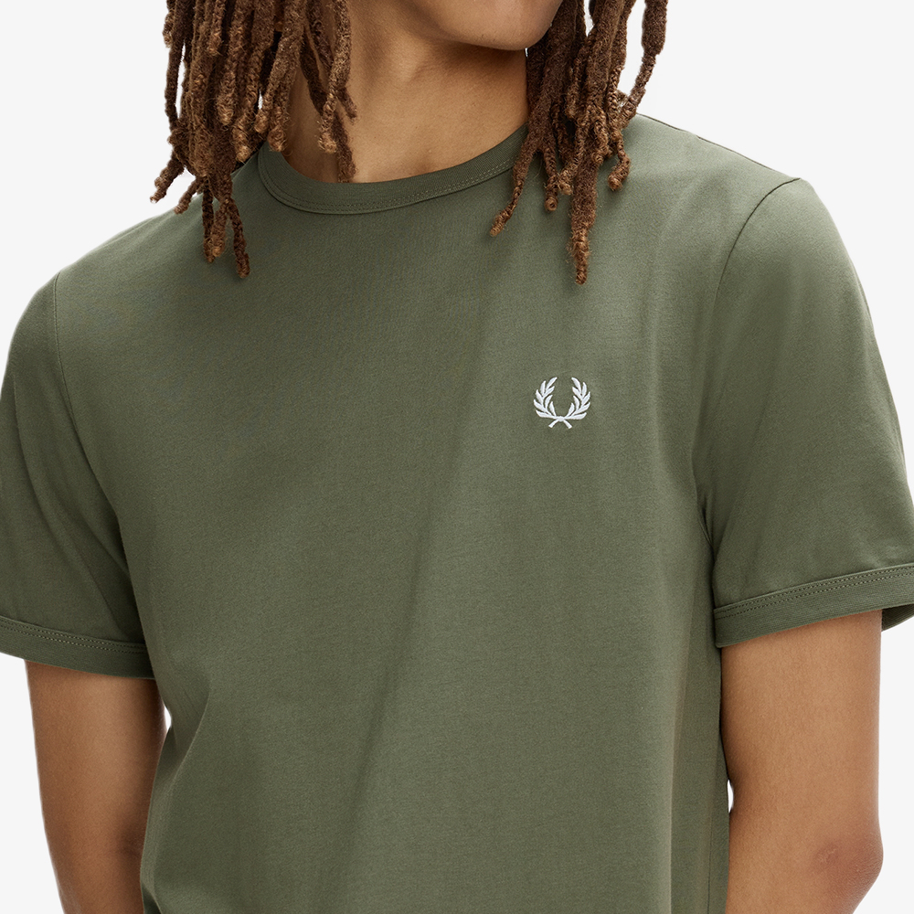 프레드페리 링어 티셔츠 로렐리스 그린(Fred Perry Ringer T-Shirt Laurel Wreath Green) - 3