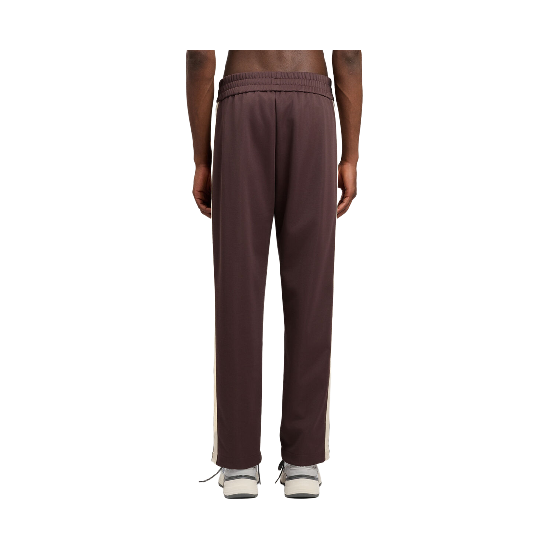 팜엔젤스 클래식 로고 빈티지 트랙 팬츠 - 브라운 오프 화이트(Palm Angels Classic Logo Vintage Track Pants - Brown Off White) - 4