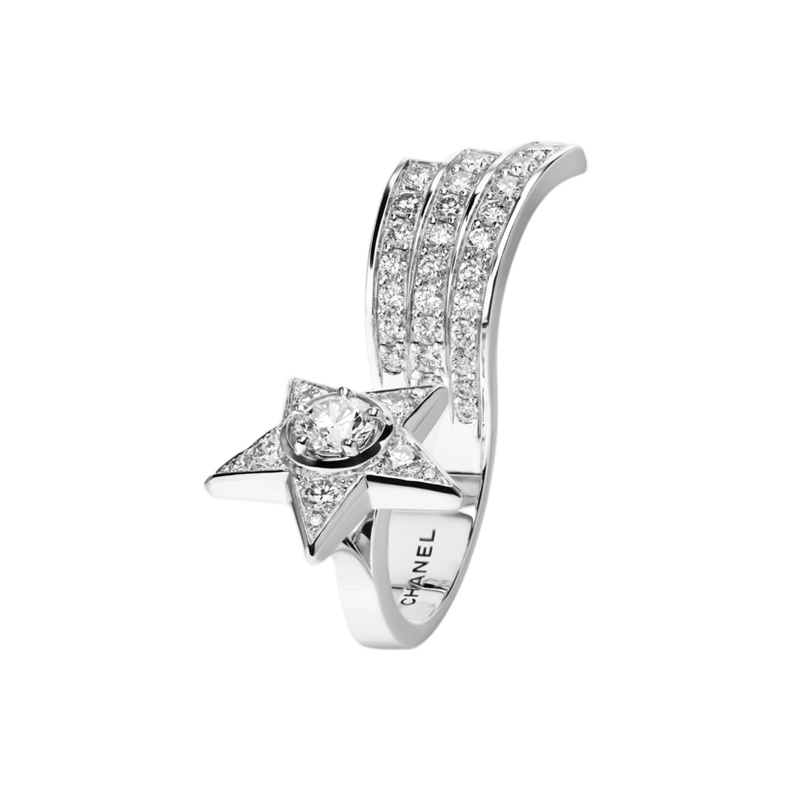 샤넬 꼬메트 1932 링 & 18K 화이트 골드 다이아몬드(Chanel Comete 1932 Ring & 18K White Gold Diamonds) - 1