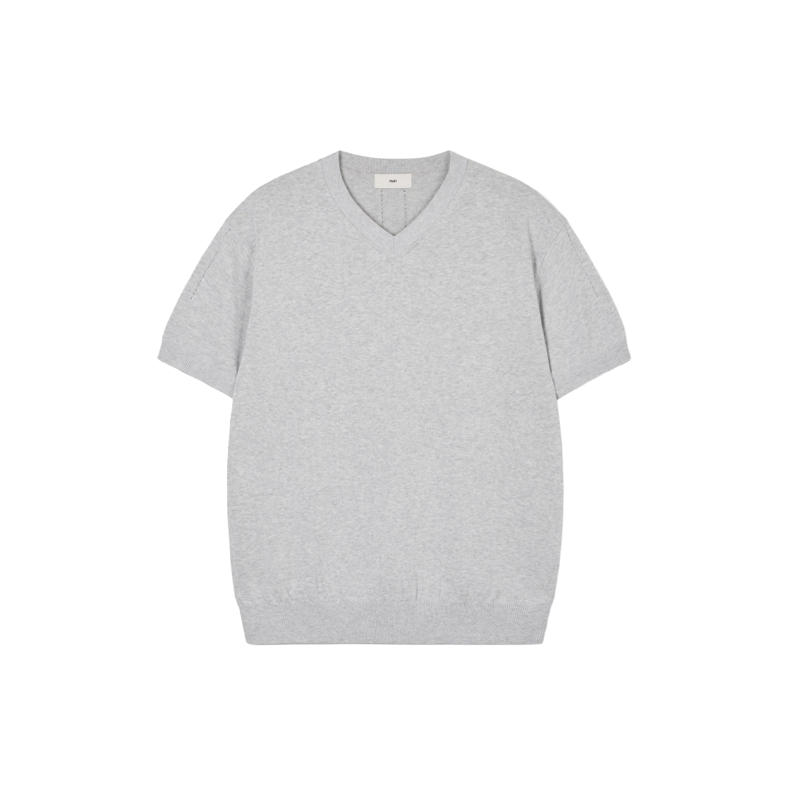 티엔지티 브이넥 니트 멜란지그레이(TNGT V-Neck Knit Melange Grey)