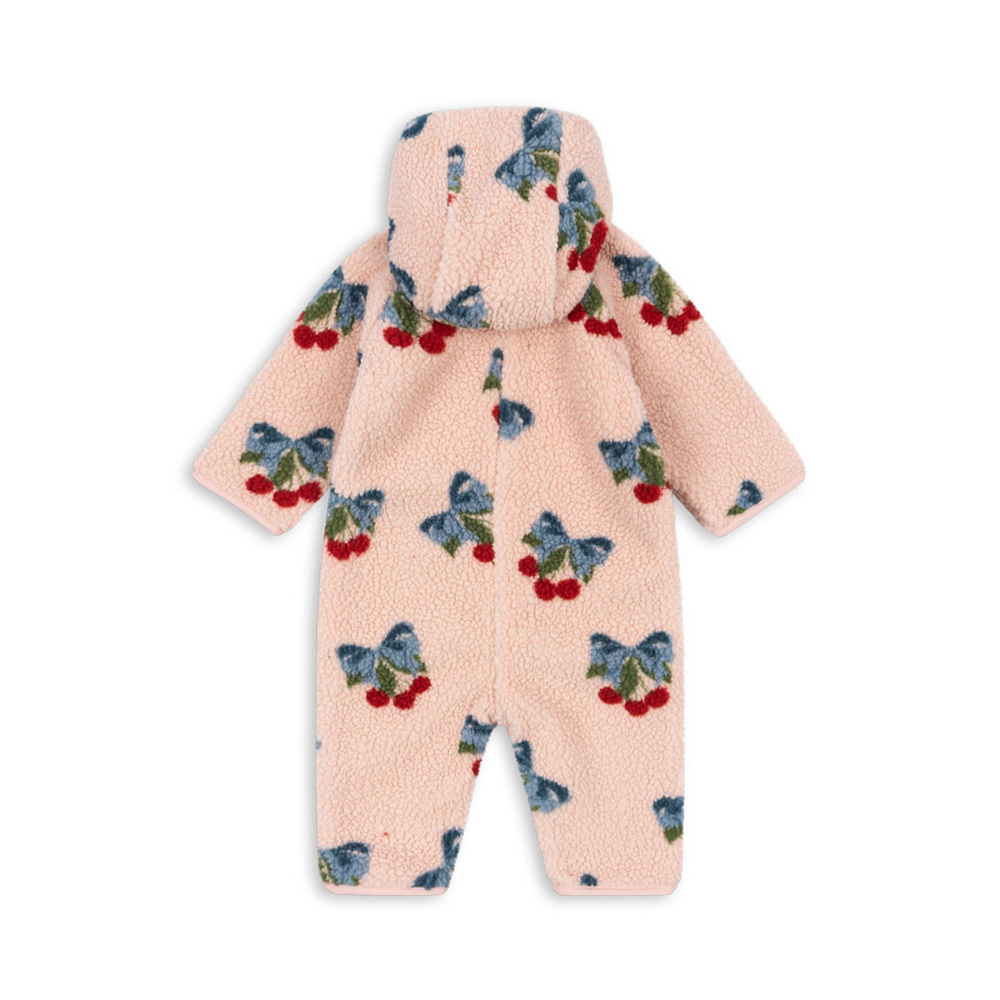 콩제슬래드 조디 테디 점프수트 체리(Konges Sløjd Jody Teddy Onesie Grs Amarena Rose) - 2