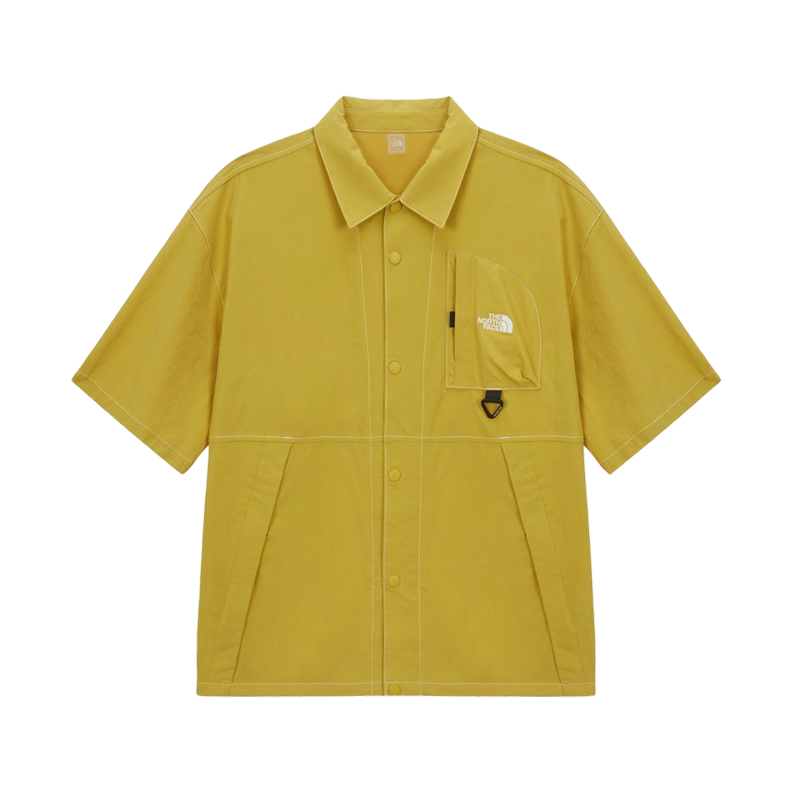 NH8SS01C The North Face Peakhill S/S Shirts Mustard - 26SS
