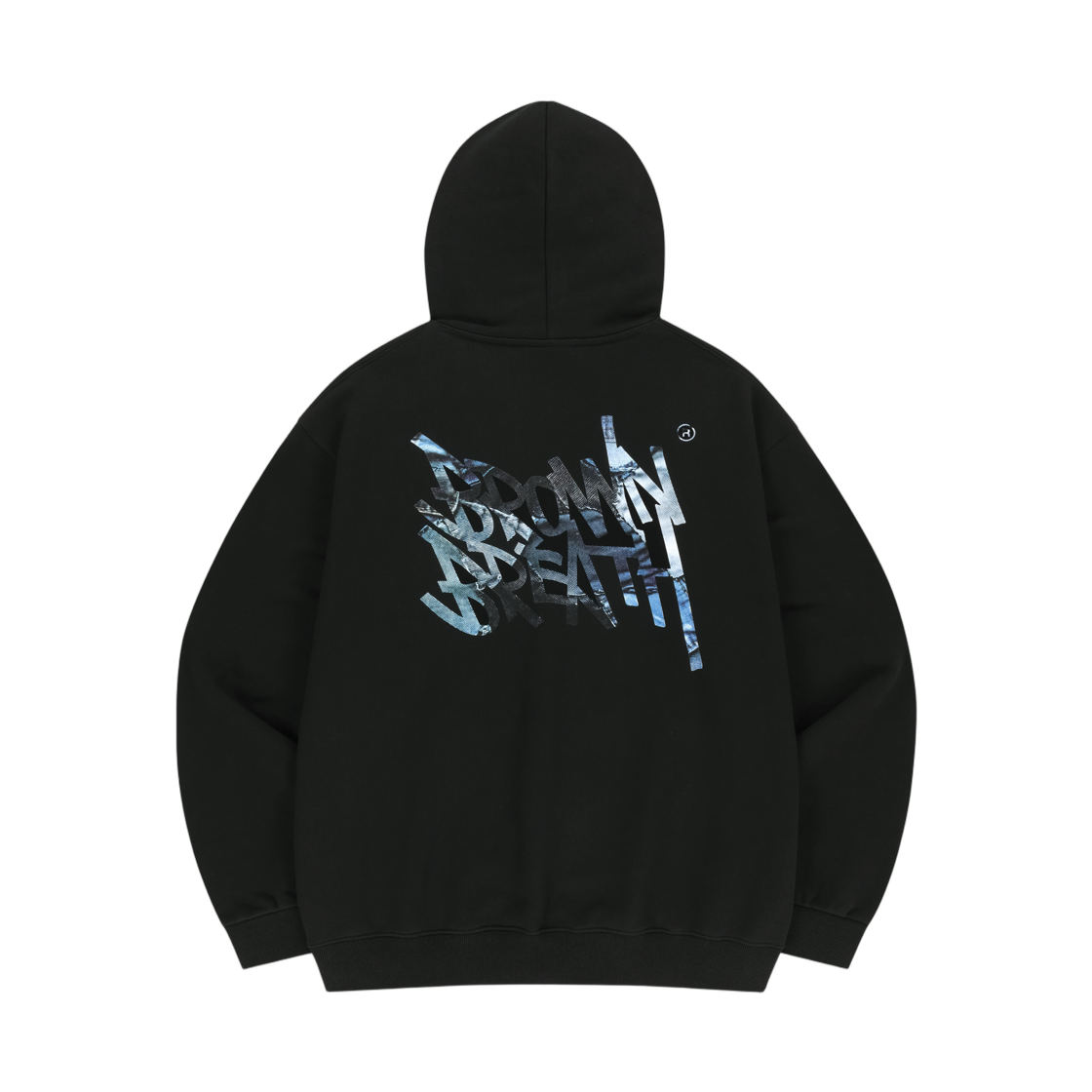 브라운브레스 패치워크 태그 후디 블랙(Brownbreath Patchwork Tag Hoodie Black)