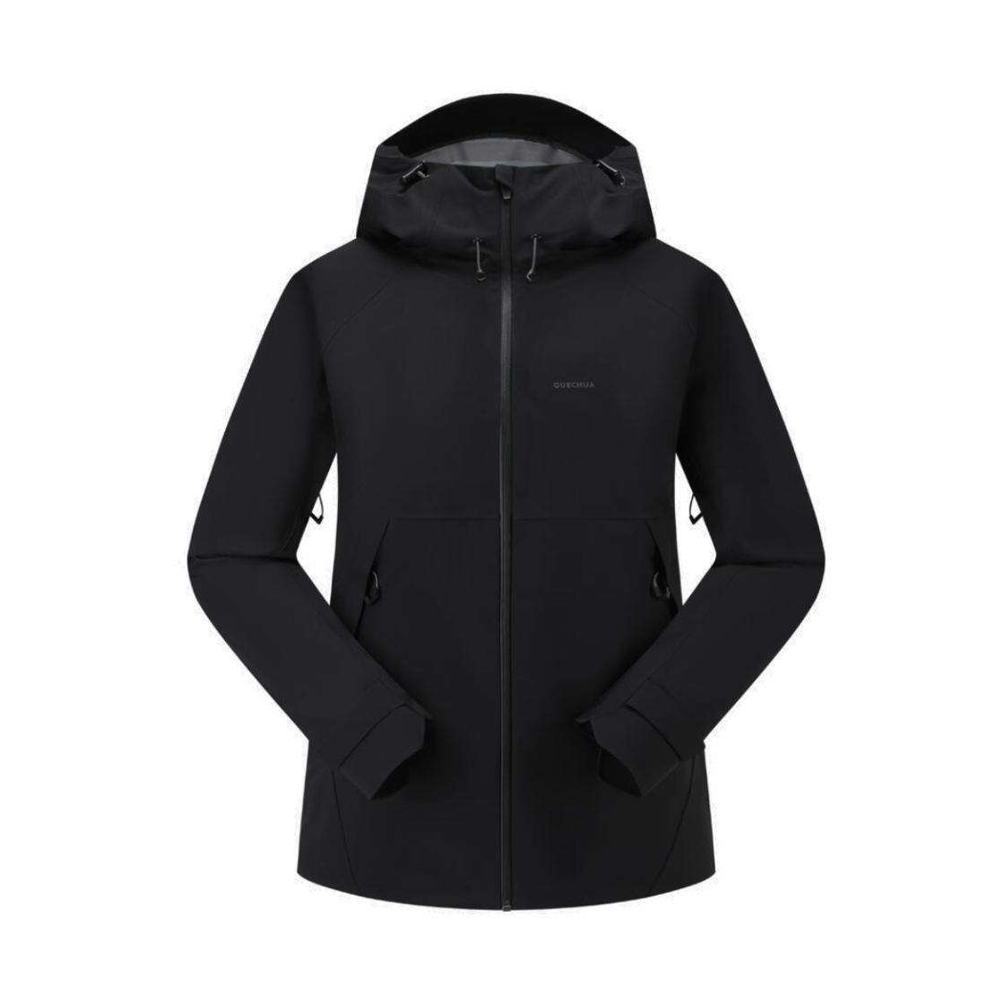 데카트론 여성 등산 방수 자켓 MH500 스모크 블랙(DECATHLON Women's Hiking Waterproof Jacket MH500 Smoke Black)