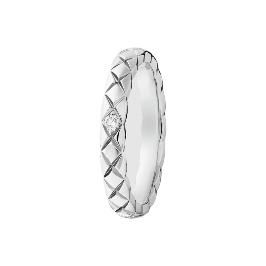 샤넬 코코 크러쉬 웨딩 밴드 & 플래티넘 다이아몬드(Chanel Coco Crush Wedding Band & Platinum Diamonds) - 1