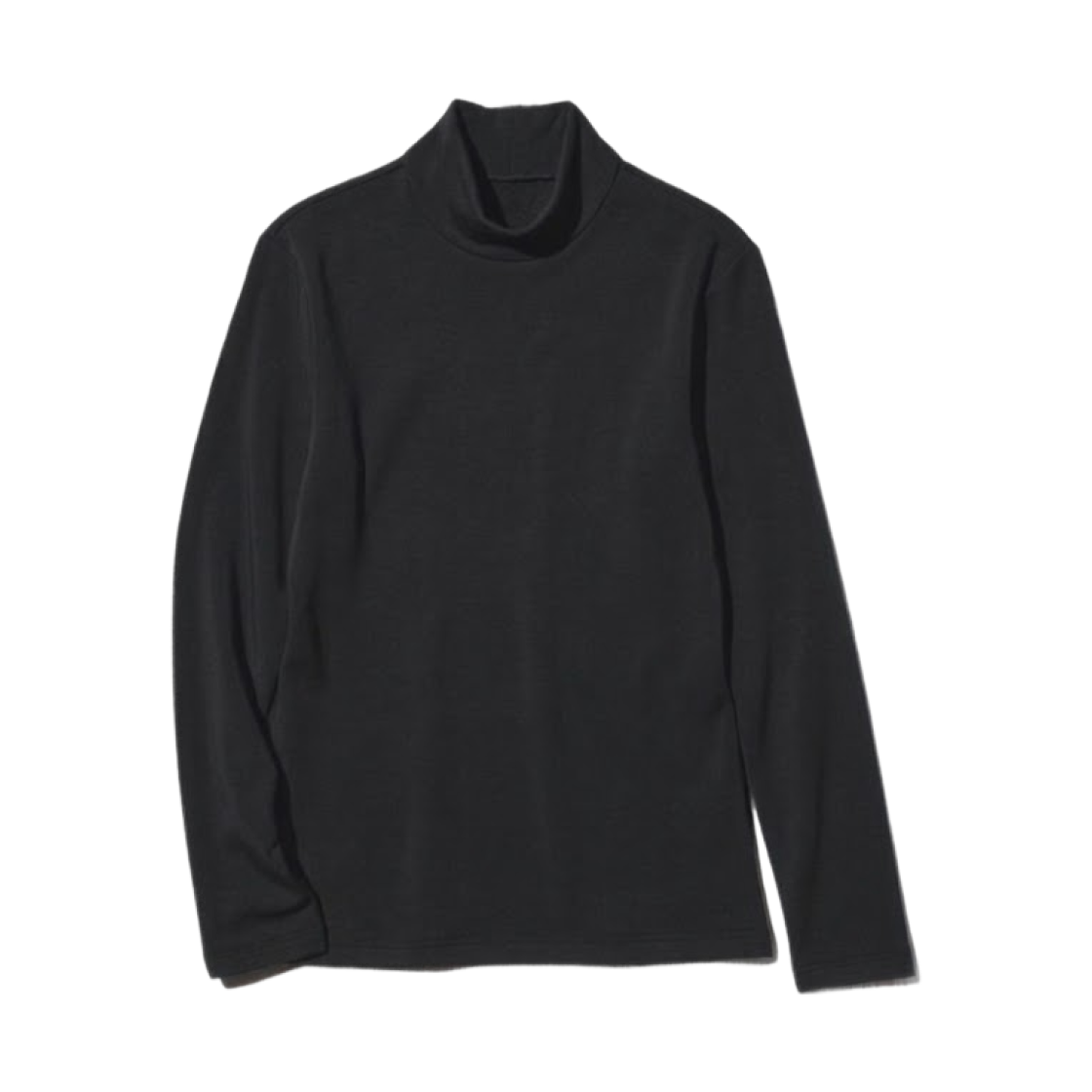 480868-09 (W) Uniqlo Heattech Ultra Warm High Neck T-Shirt Black - JP