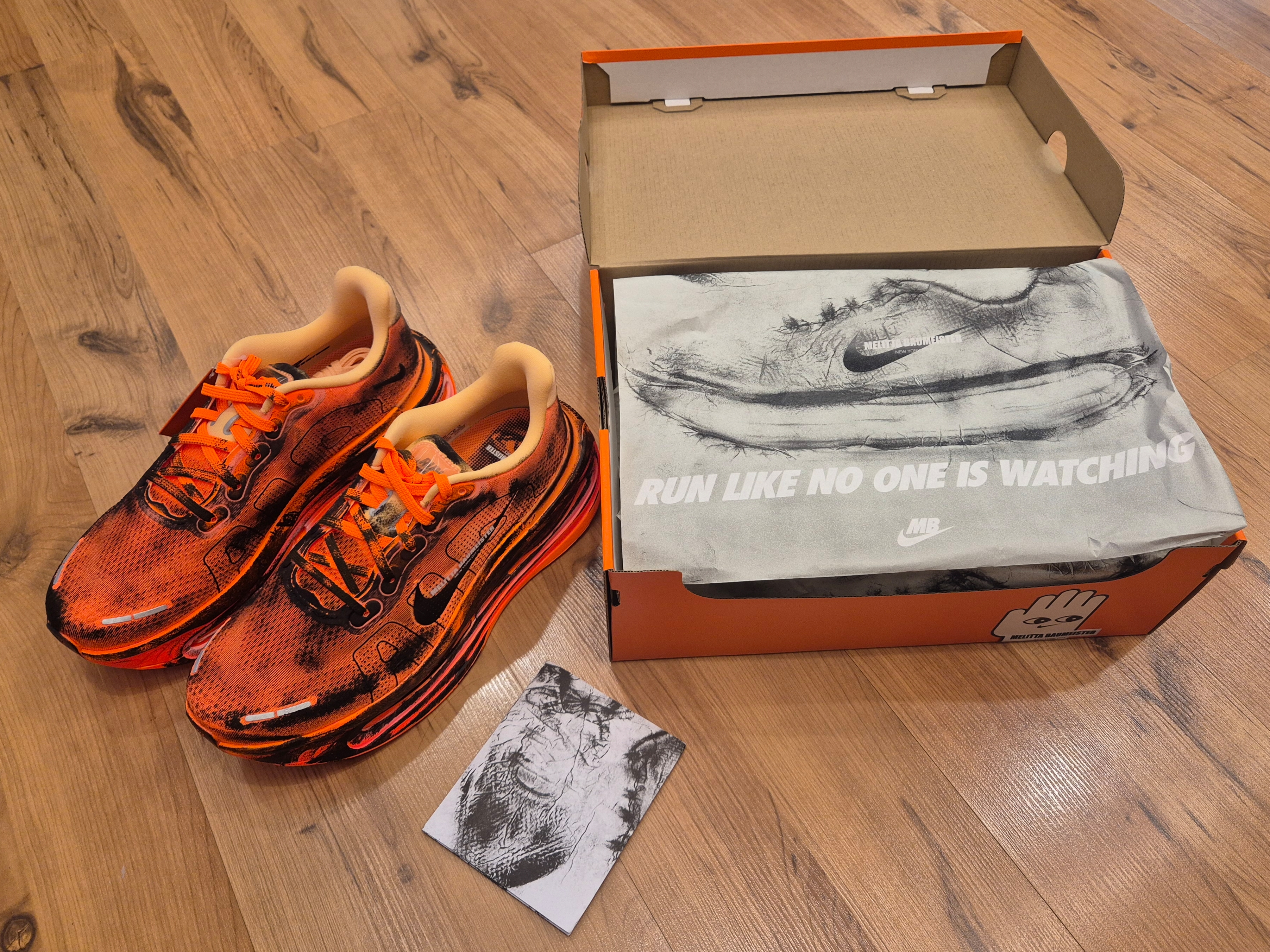 (W) Nike x Melitta Baumeister Vomero Premium Total Orange and Orange Chalk 착용 스타일 - 5