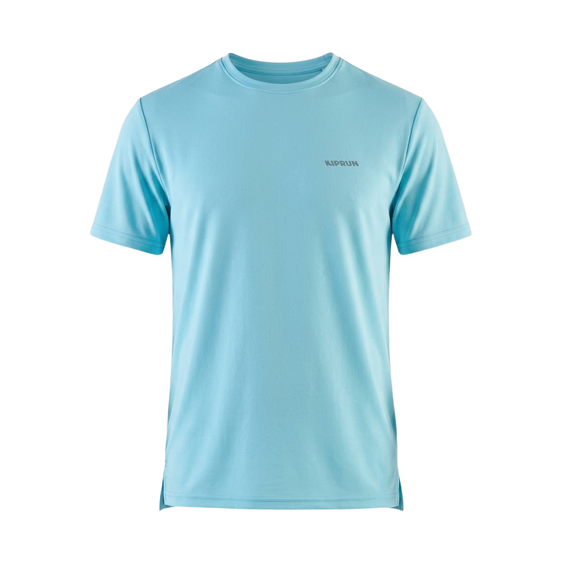 데카트론 남성 러닝 반팔 티 런 드라이 그래프 500 라군 블루(DECATHLON Men's Running Short-Sleeved T-Shirt Run Dry Graph 500 Lagoon Blue)