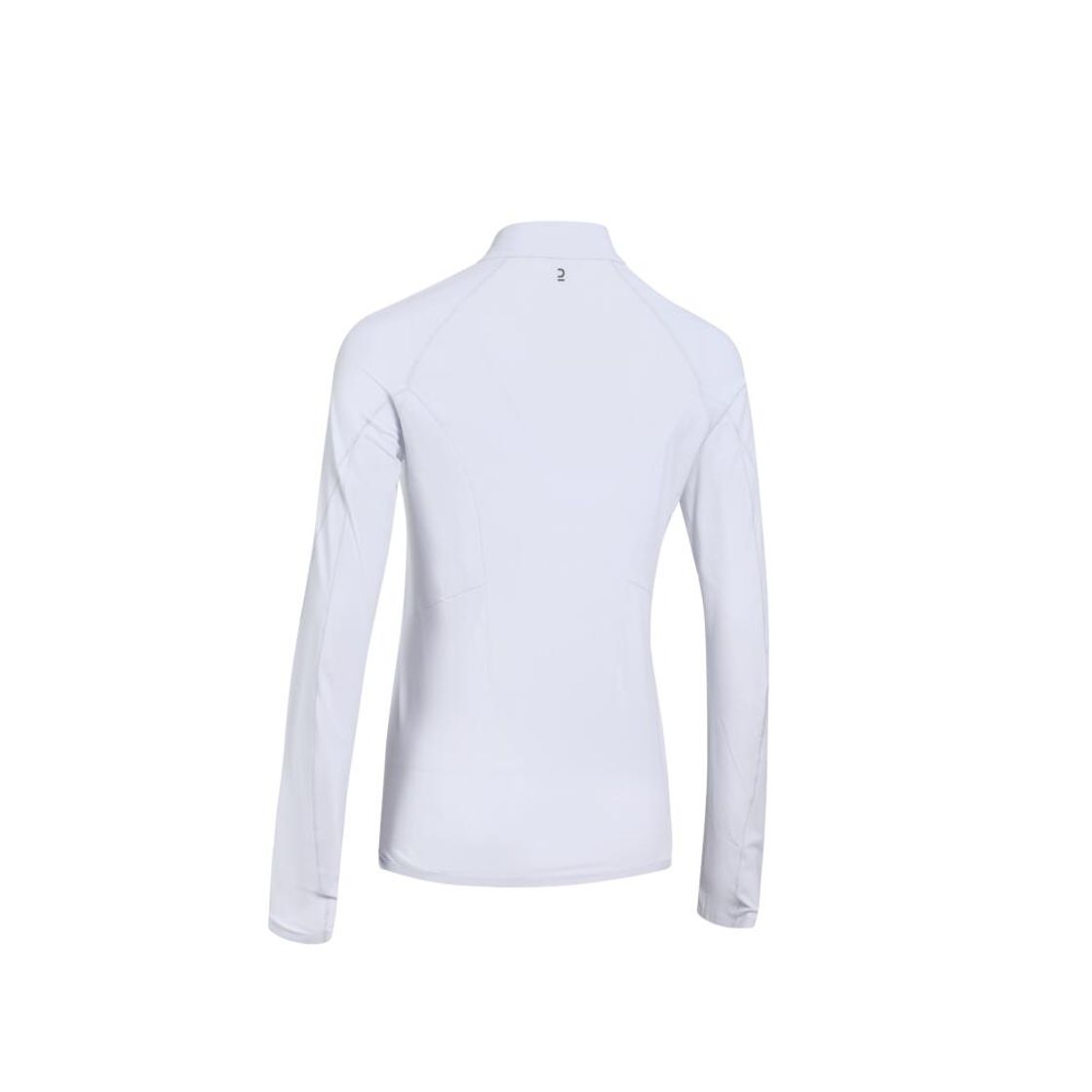 데카트론 여성 하프집 등산 자외선 차단 긴팔 티 MH500 딜리케이트 블루(DECATHLON Women's Hiking Half-Zip UV Protection Long-Sleeved T-Shirt MH500 Delicate Blue) - 2