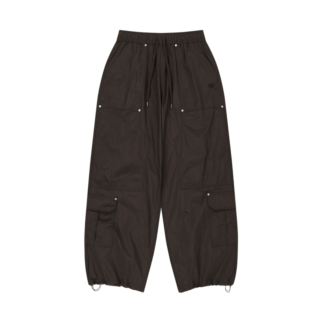 BLMMPL001BR Brownbreath Tag Double Knee Nylon Pants Brown