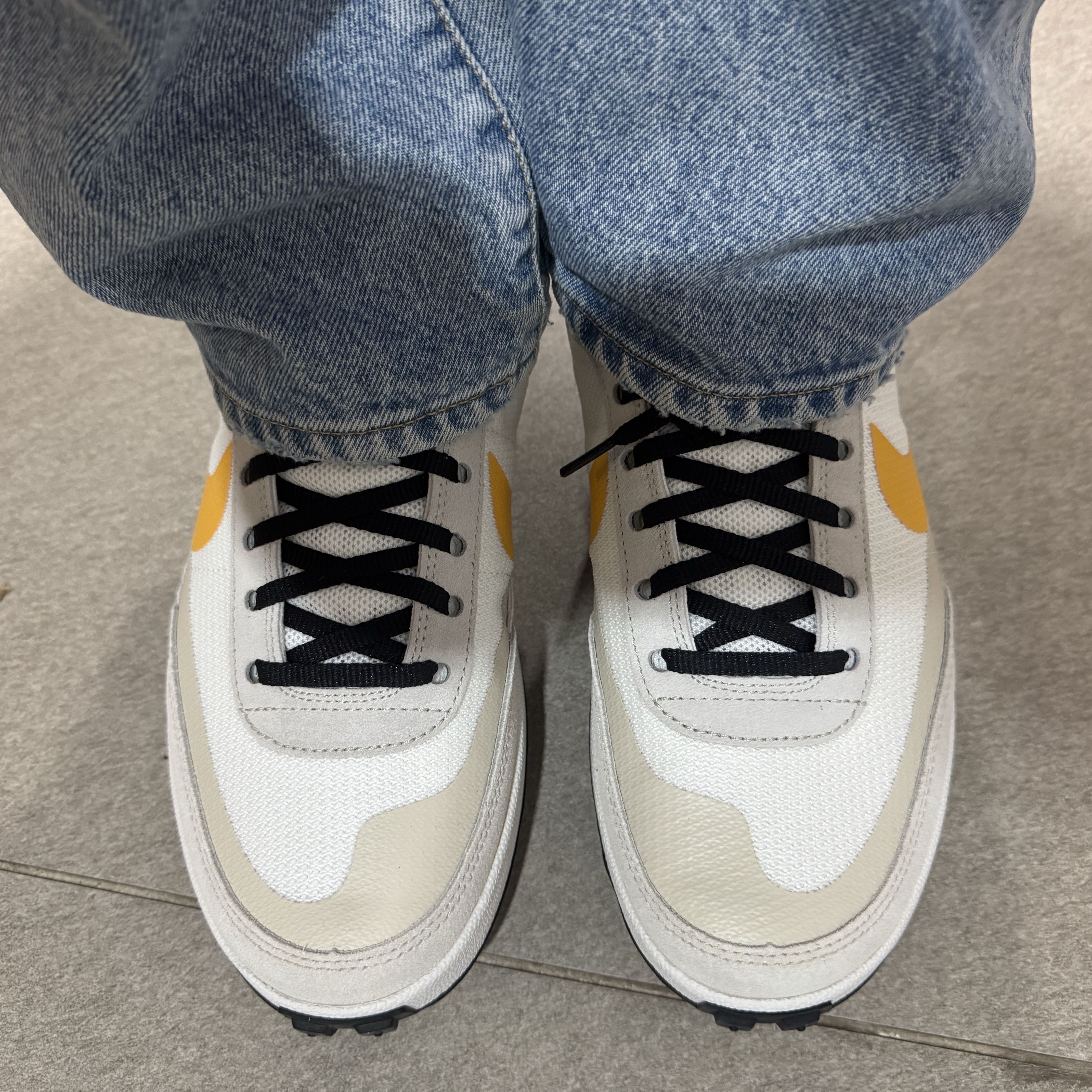 Nike x Tom Sachs General Purpose Shoe Pine Green University Gold 착용 스타일 - 2