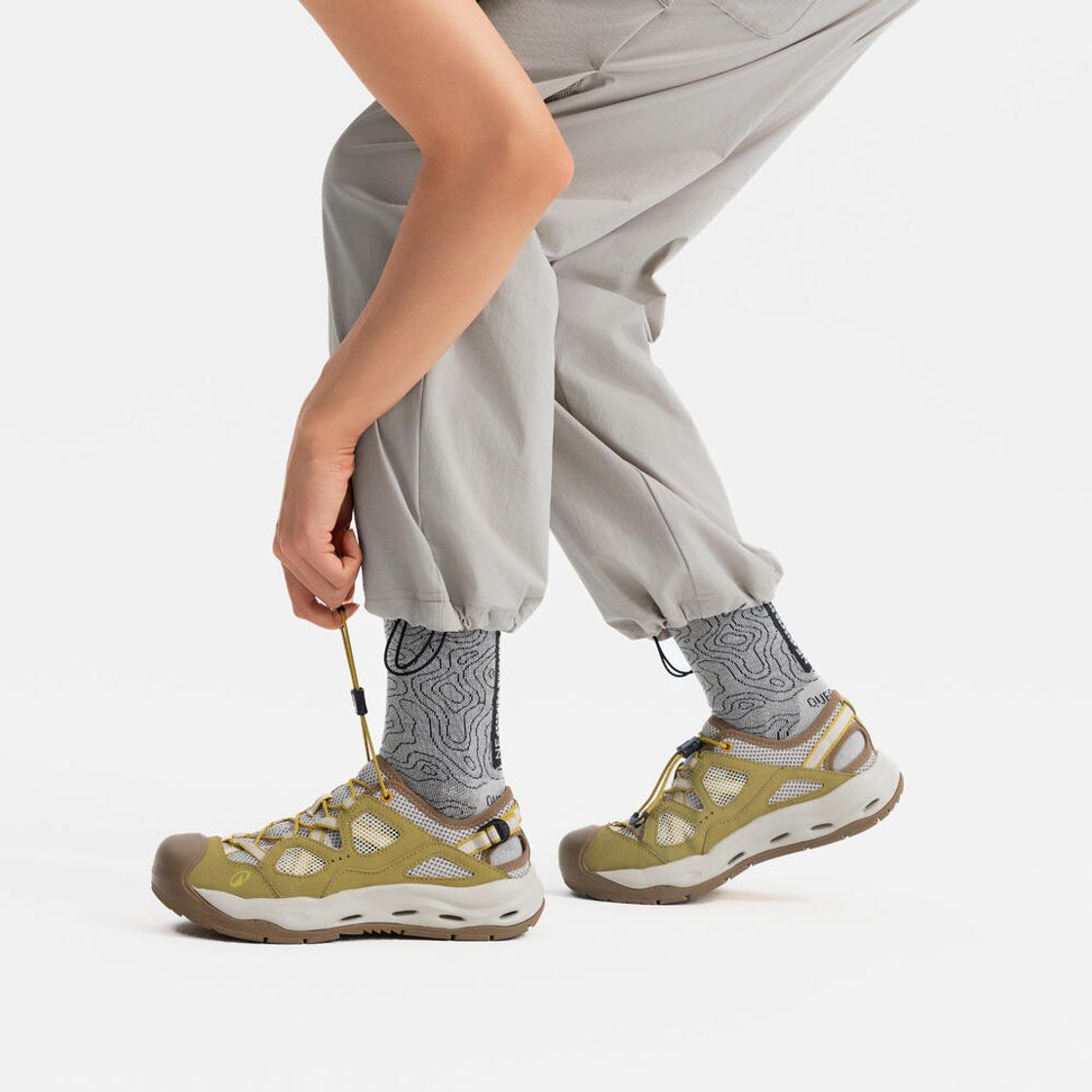 데카트론 여성 아쿠아하이킹 샌들 NH900 맹그로브 카키(DECATHLON Women's Aqua Hiking Sandals NH900 Mangrove Khaki) - 7