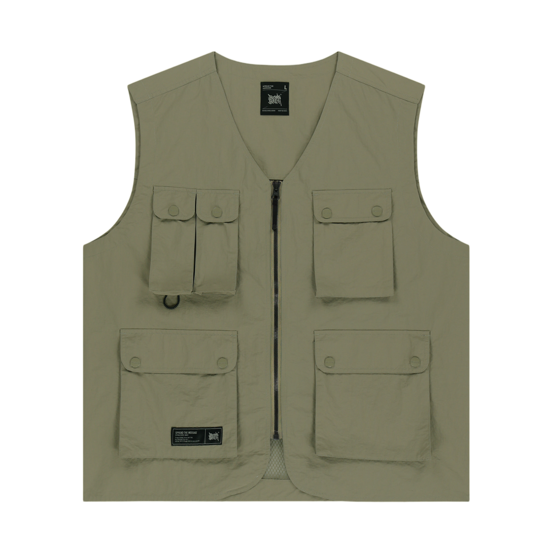 BLMMVT001BE Brownbreath Utility Mesh Vest Beige