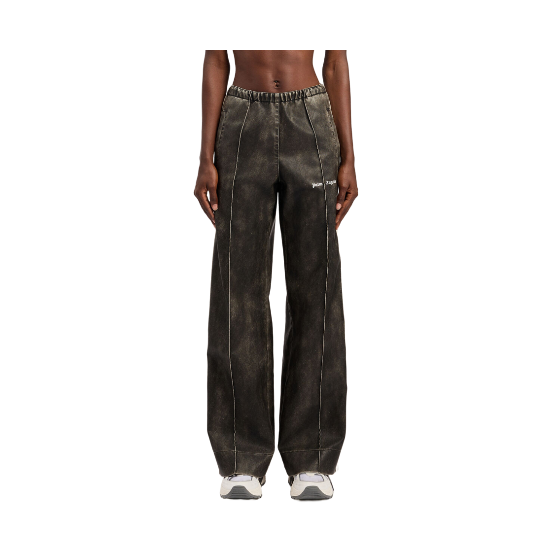 팜엔젤스 클래식 로고 레아 트랙 팬츠 - 빈티지 블랙 토푸(Palm Angels Classic Logo Lea Track Pant - Vintage Black Tofu) - 2