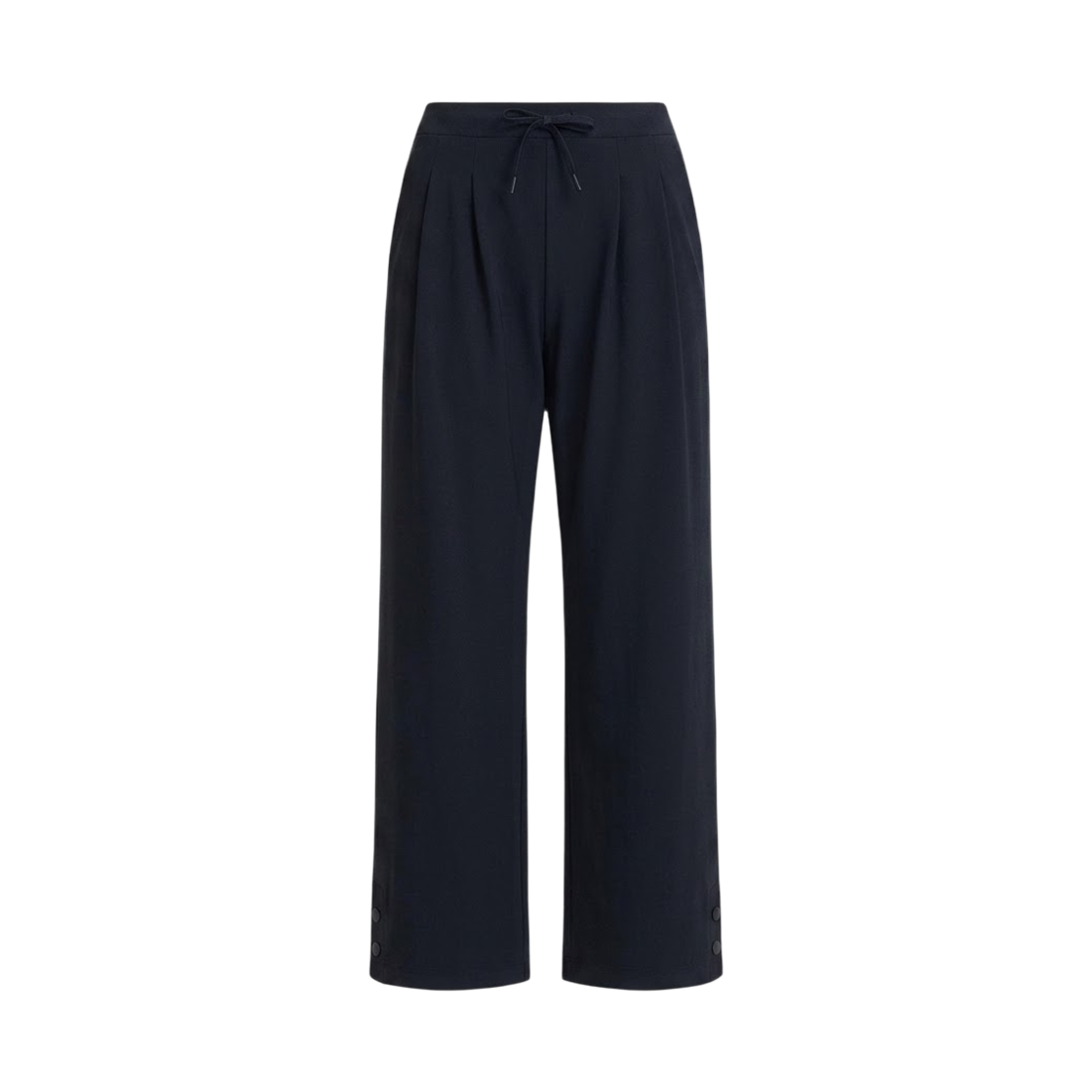 8985093 DECATHLON Women's Running Pants Run Dry Cooling 500 Smoked Black