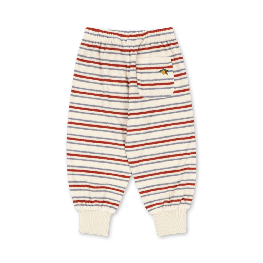 콩제슬래드 이티 립 스웻 팬츠 레몬(Konges Sløjd Itty Rib Sweat Pants Gots Stripe Winds) - 2