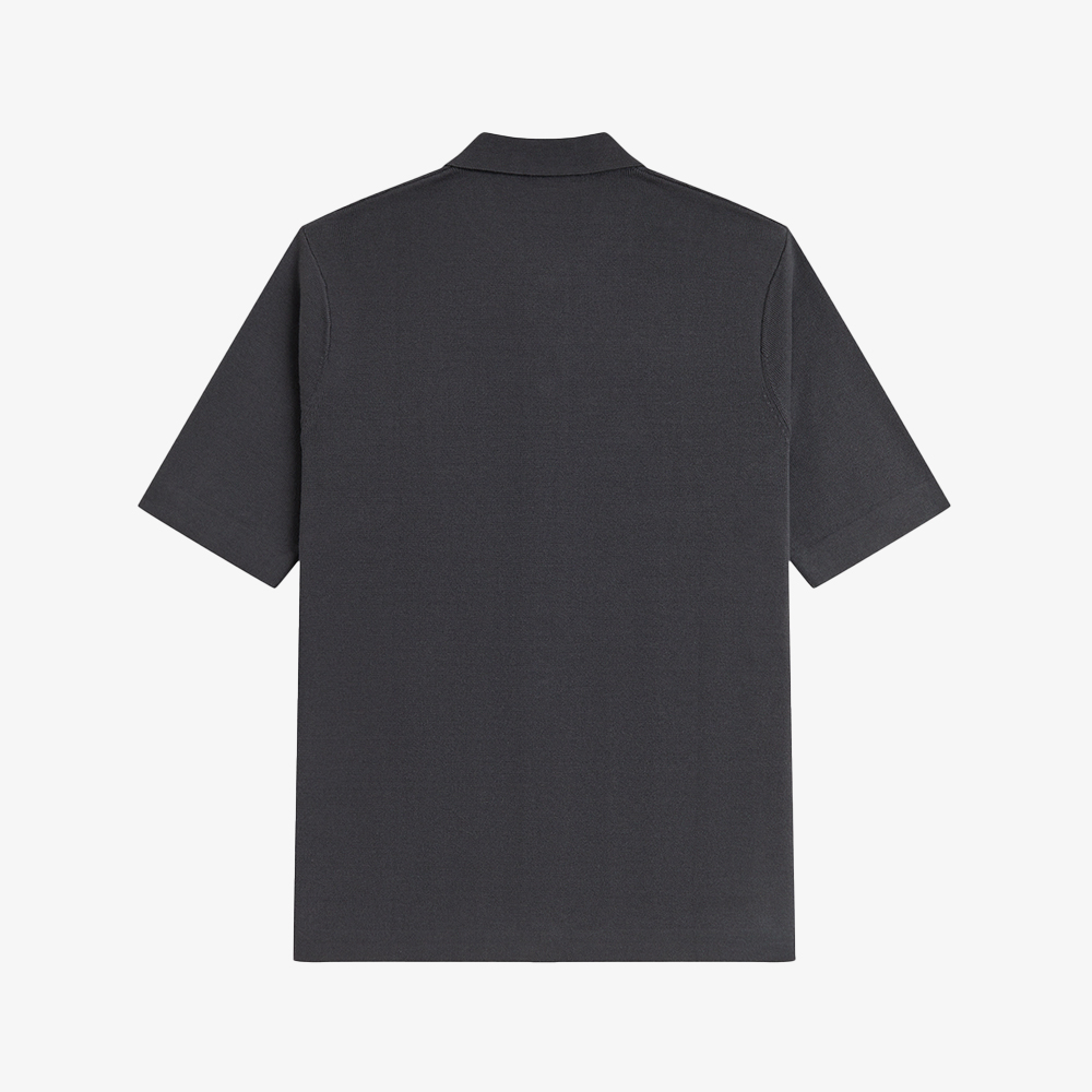 프레드페리 토널 버티컬 스트라이프 니트 셔츠 앵커그레이(Fred Perry Tonal Vertical Stripe Knitted Shirt Anchor Grey) - 6