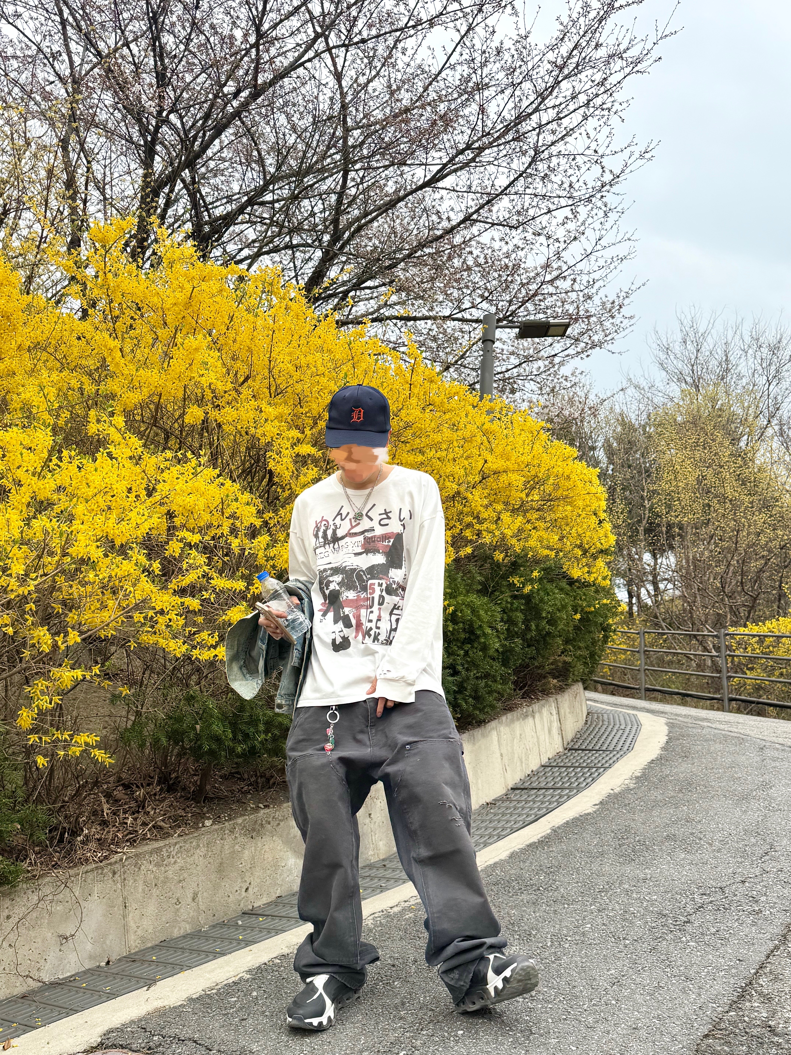 qualisartifexpereo 5-1 Long Sleeve Cream, qualisartifexpereo VTG Double Knee Work Pants Graphite 착용 스타일 - 3