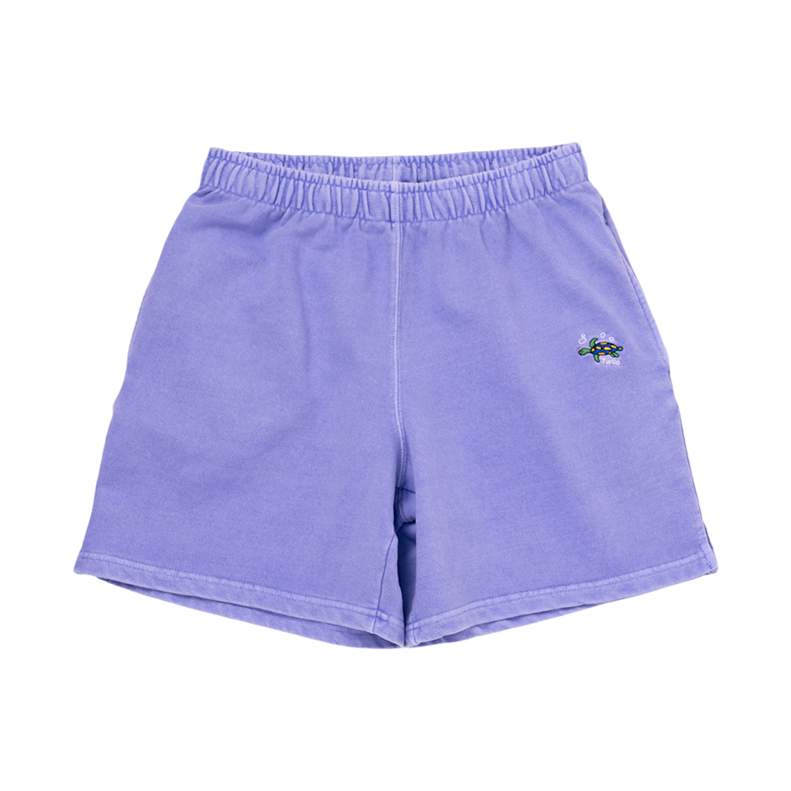 빅웨이브 컬렉티브 피그먼트 거북이 스웻 반바지 라벤더(BIGWAVE COLLECTIVE Pigment Dyed Shorts Lavender) - 1