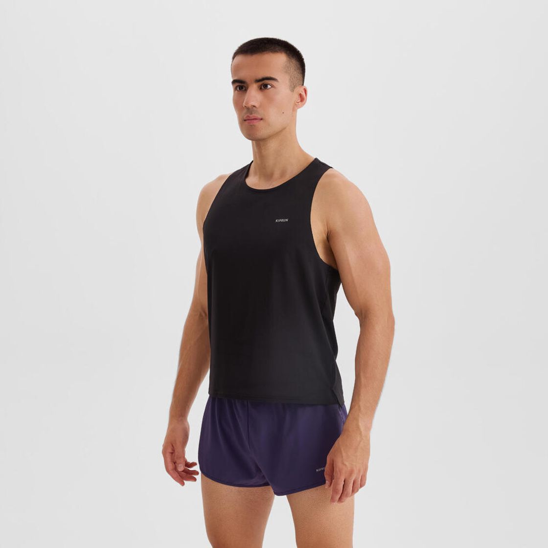 데카트론 남성 러닝 경량 싱글렛 900 울트라라이트 블랙(DECATHLON Men's Running Lightweight Singlet 900 Ultralight Black) - 2
