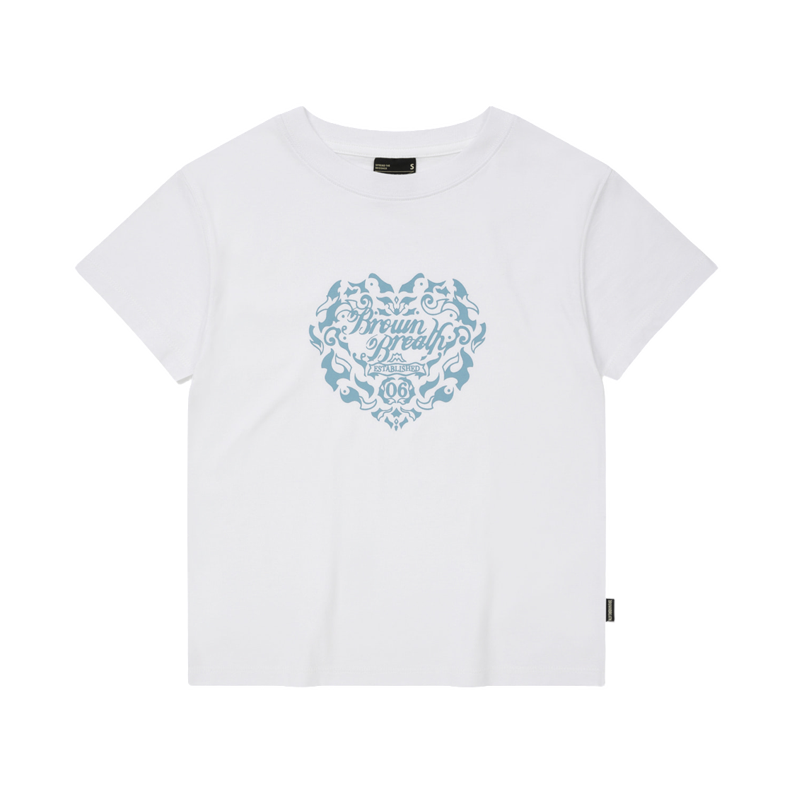 BLMWSTW05WT (W) Brownbreath BB Emblem T-Shirt White