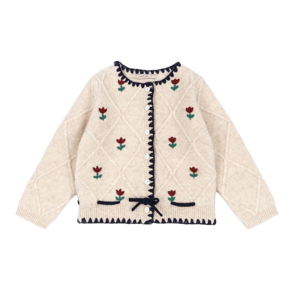 콩제슬래드 이스카 가디건 튤립(Konges Sløjd Iska Cardigan Tap Shoe) - 1