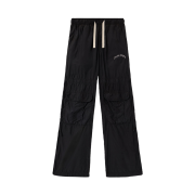 Palm Angels Curved Logo Drawscargo Pants - Black Off White
