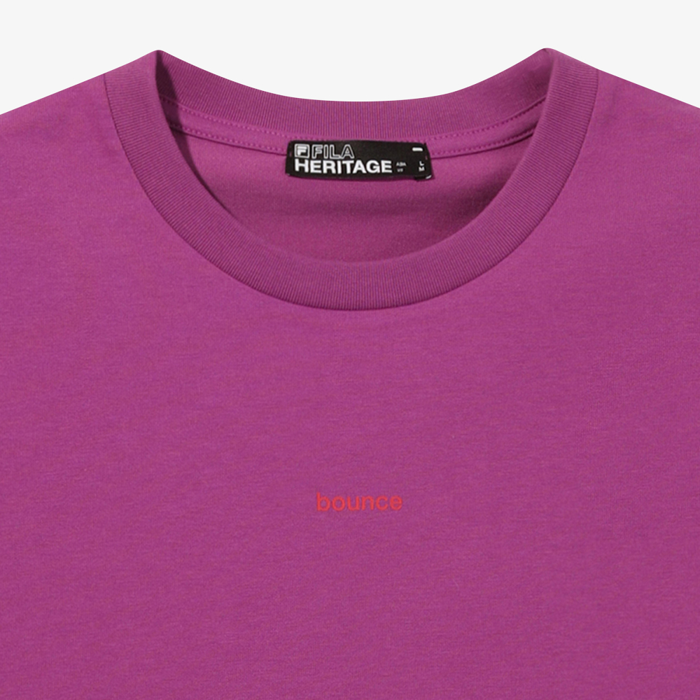 [6% 적립] 휠라 HERITAGE COLLECTION 바운스 그래픽 반팔티 퍼플([6% 적립] FILA HERITAGE COLLECTION Bounce The Ball T-Shirt Purple) - 4