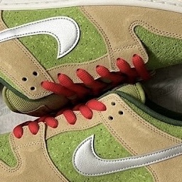 Nike SB Dunk Low Pro Sesame and Pear 착용 스타일