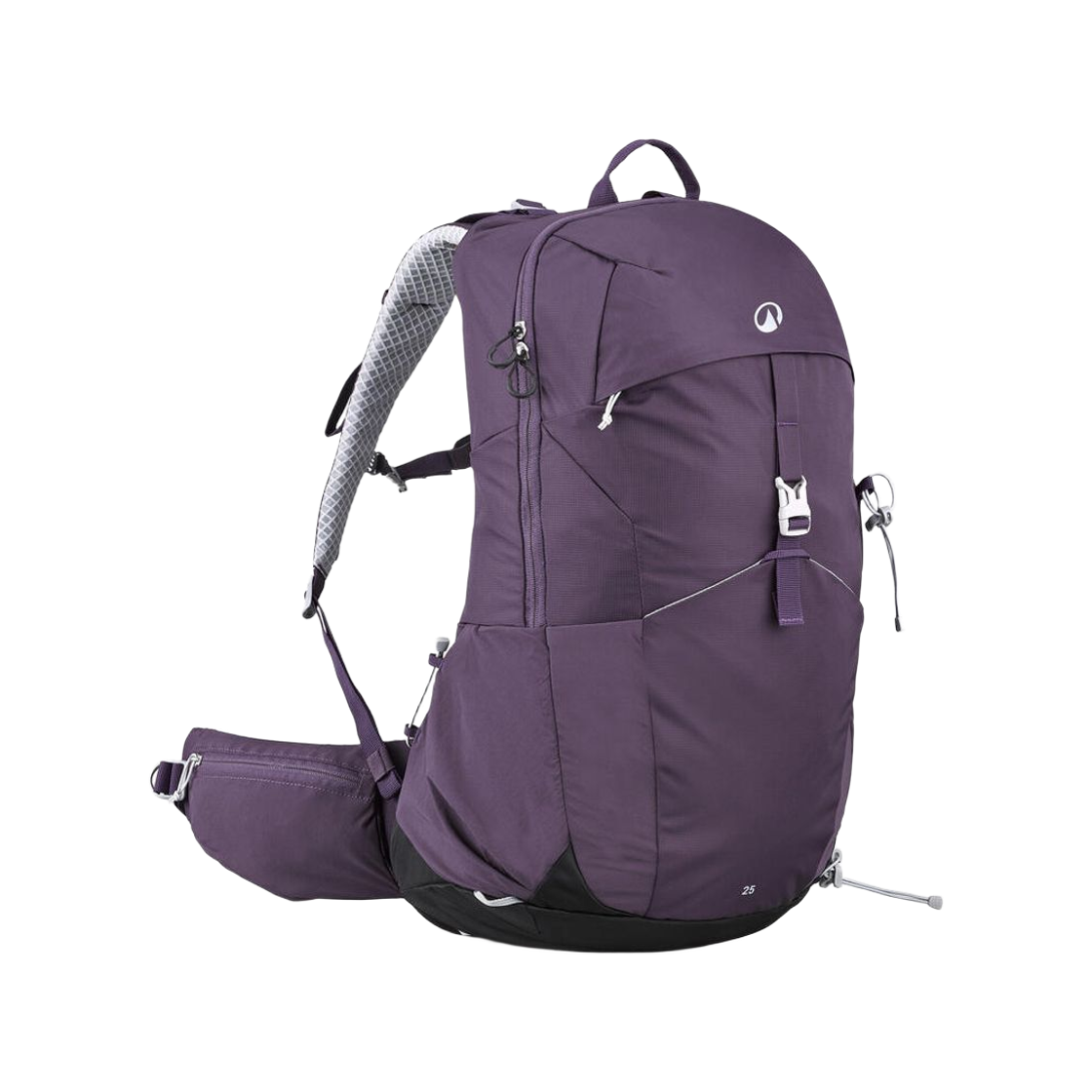 데카트론 등산 백팩 25L MH500 차콜 퍼플(DECATHLON Hiking Backpack 25L MH500 Charcoal Purple)