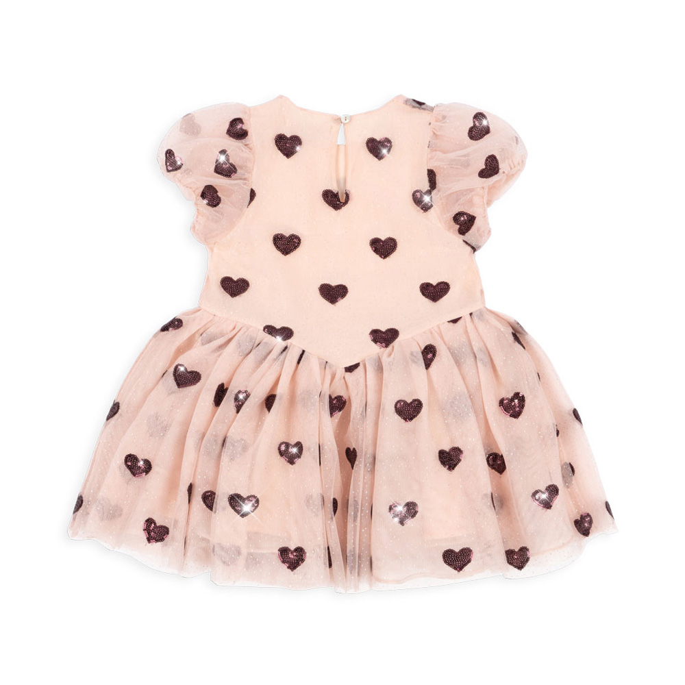 콩제슬래드 하트릴리 드레스 플럼(Konges Sløjd Heartlily Dress Grs Amour Plum) - 2